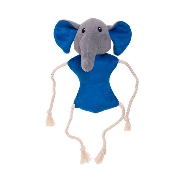 Karlie Play&Sleep Plüschtier mit Liegedecke 70 x 100 cm - Elefant