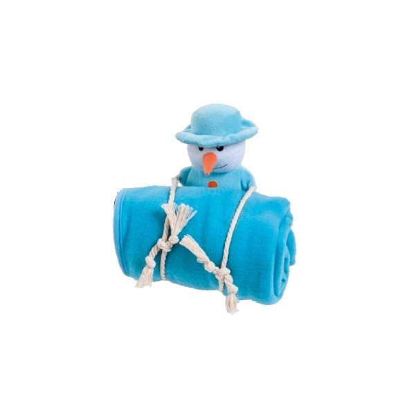 Karlie Xmas-Set Plüschtier mit Decke 70 x 95 cm - Schneemann
