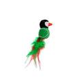 Karlie Flamingo Katzenspielzeug Plüsch Paradise Vogel - Schwarz-Grün