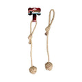 Karlie Flamingo Jute-Knotenball Desert mit Schlaufe
