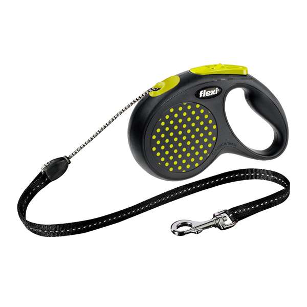 FLEXI Design Seil-Roll-Leine - 5 m, 12 kg - gelb