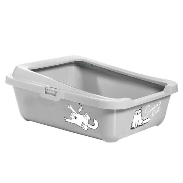 Karlie Flamingo Simon's Cat Katzentoilette mit Rand
