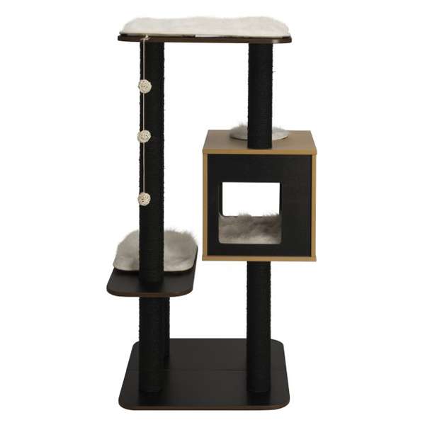 Vesper Kratzbaum V-High Base - Schwarz