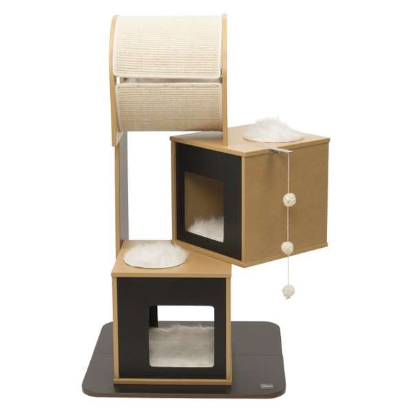 Vesper Kratzbaum V-Tower - Schwarz