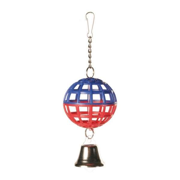 Trixie Gitterball mit Kette und Glocke