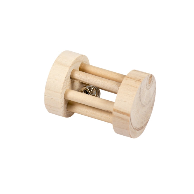Duvoplus Holzspielrolle mit Glöckchen - 5 x 7cm