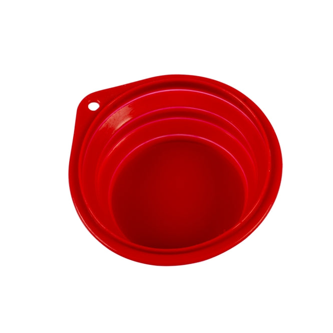Duvo Silikon-Reisenapf - rot - 1000ml-18cm