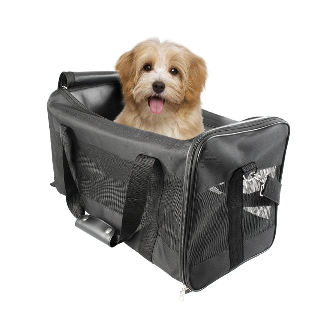 Duvoplus Reisetasche Nylon - schwarz - S - 40 x 25 x 25cm - max. 6kg