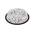 Duvoplus Edelstahlnapf Deco fix terrazzo look - 1000ml / 25,8x25,8x5,1cm