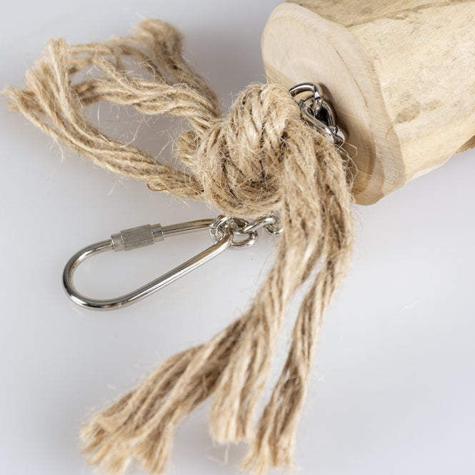 Duvoplus Snackbaumstamm aus Kaffeeholz - 24cm