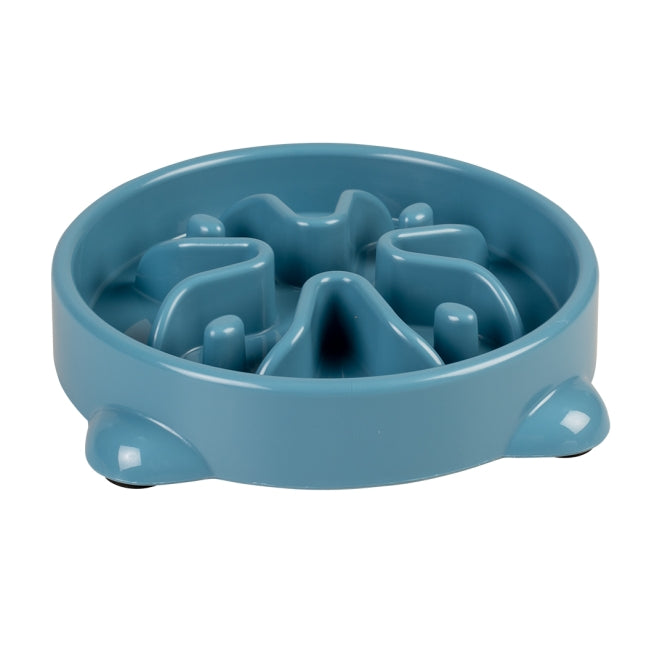 Duvoplus Anti-Schlingnapf - petrolblau - 700ml / 25,5x25,5x5cm