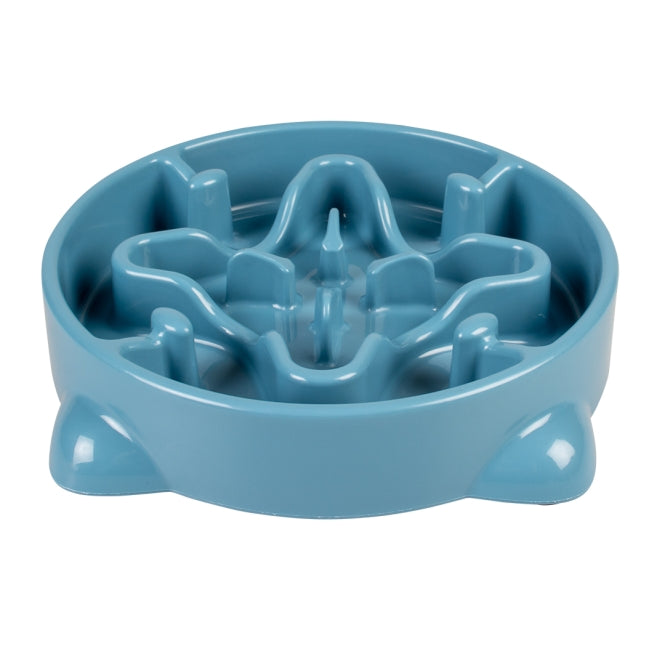 Duvoplus Anti-Schlingnapf - petrolblau - 1000ml / 32x32x6cm