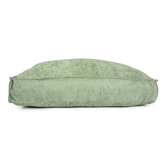 Duvoplus Kissen Velvet rechteckig - grün - 97x68x18,5cm