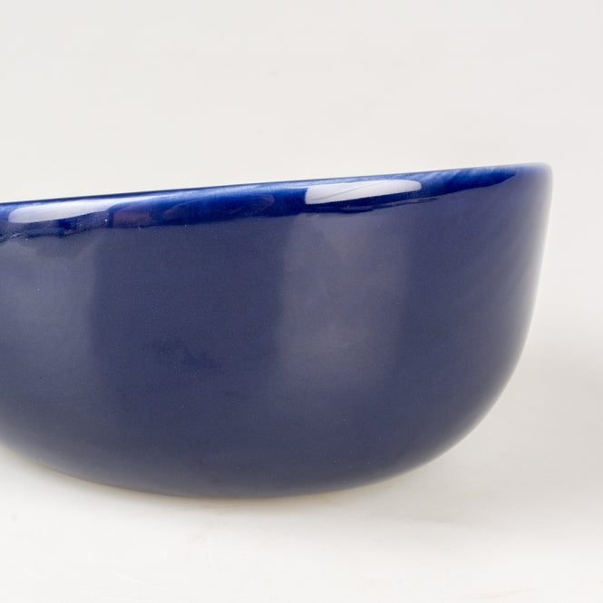 Duvoplus Futternapf Stone Obliq - blau/gold - 150ml - 13x13,5x7cm