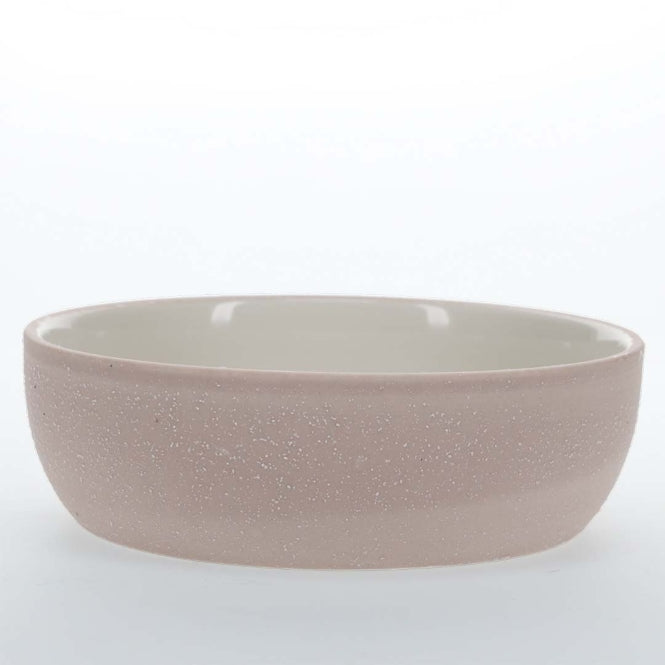 Duvoplus Keramiknapf Stone Sandy Coral Rosa - 1580ml - 22x22x7cm