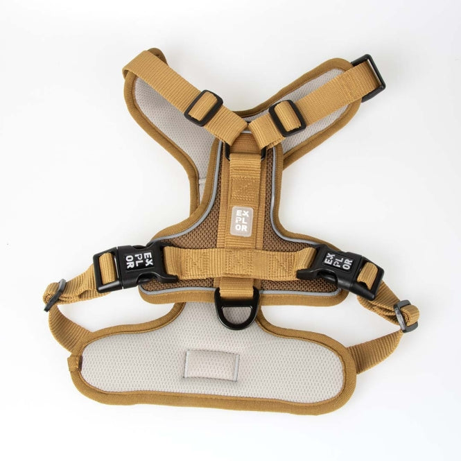 Duvoplus EXPLOR Ultimate Fit No-Pull-Geschirr - honey gold - XL - 52-66cm - 71-104cm