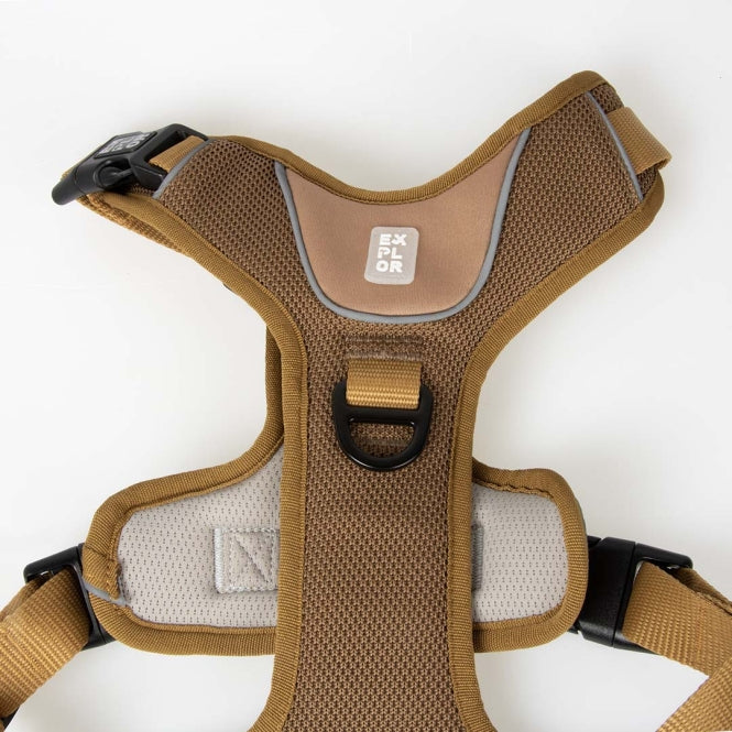 Duvoplus EXPLOR Ultimate Fit No-Pull-Geschirr - honey gold - XL - 52-66cm - 71-104cm