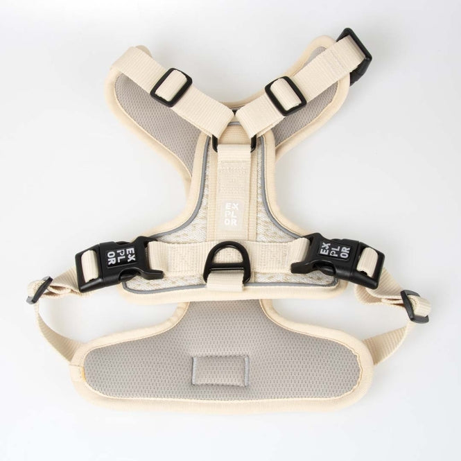 Duvoplus EXPLOR Ultimate Fit No-Pull-Geschirr - antique white - M - 40-49cm - 49-65cm