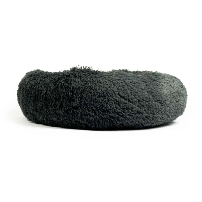 Duvoplus Donutbett Snug - dunkelgrau - M - 65x65x15cm
