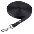 Duvoplus EXPLOR Trackingleine Classic flach - schwarz - 15m/20mm