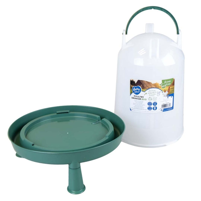 Duvoplus Hühner-Tränke mit Griff & Füßen ECO - 3 Liter