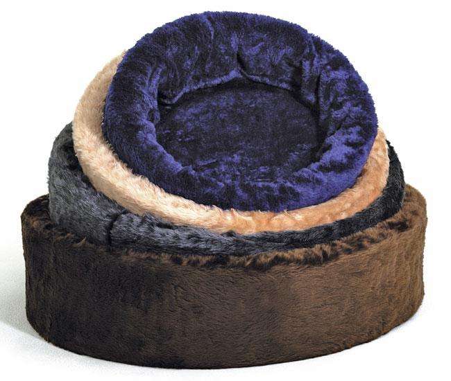 Karlie Teddy-Plüsch Liegebett - Blau - 50 cm