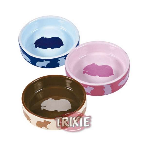 Trixie Hamsternapf aus Keramik - Pink-Rosa