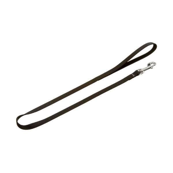 Karlie Art Sportiv Silverplus Leine - Schwarz - 10 mm / 100 cm
