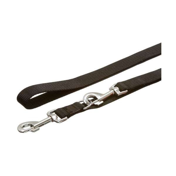 Karlie Art Sportiv Silverplus Führleine - Schwarz - 25 mm / 200 cm