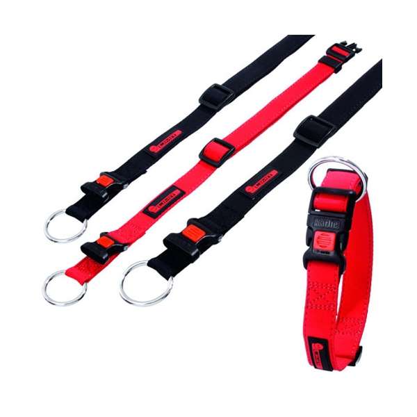 Karlie Teflon Halsband No Limit Rot - 15mm x 30-45cm