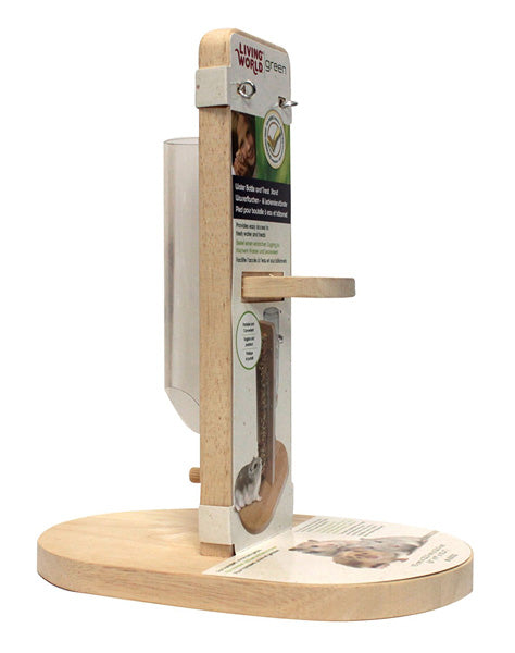Hagen LivingWorld Green Kombiständer für Flasche + Knabberstange - Klein