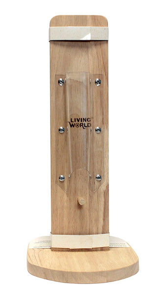 Hagen LivingWorld Green Kombiständer für Flasche + Knabberstange - Mittelgroß