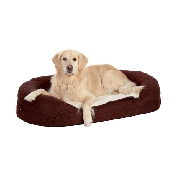 Karlie Ortho Bed - Oval, Braun - 118 x 72 cm