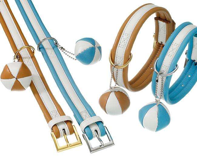 Karlie COTTAGE LINE Halsband - Blau-Weiß - 35 cm