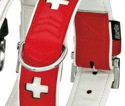 Karlie ART KUNSTLEDER Halsband CROSS - Weiß - 50 cm