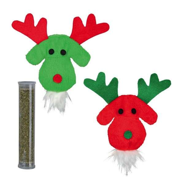 Trixie Xmas Katzenspielzeug Rentier mit Catnip