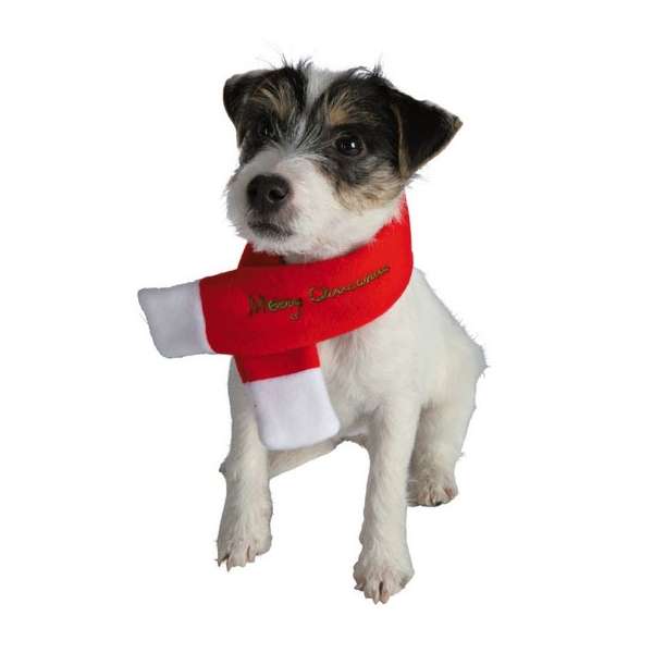 Trixie Xmas Fleece-Schal für Hunde/Katzen - L (87cm)