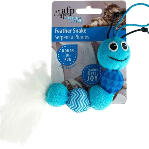 All for Paws Modern Cat "Feather Snake"