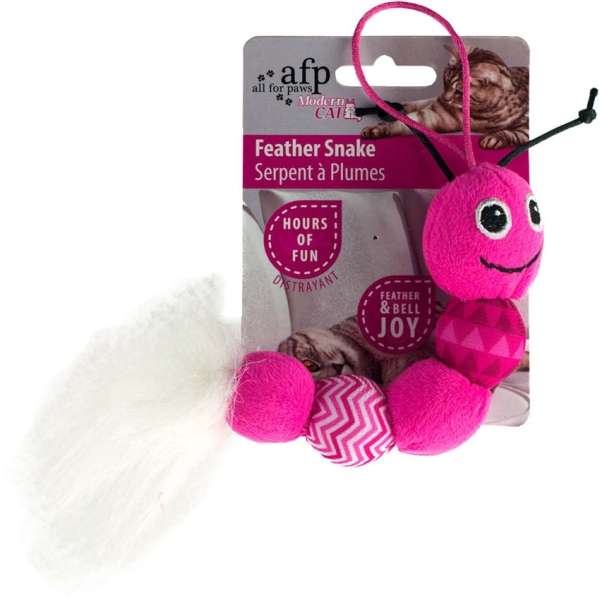 All for Paws Modern Cat "Feather Snake"