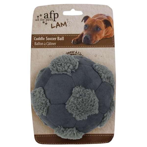 All for Paws Soccerball mit Lammfell - Medium