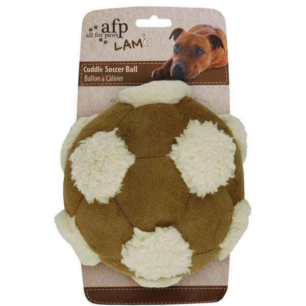 All for Paws Soccerball mit Lammfell - Large
