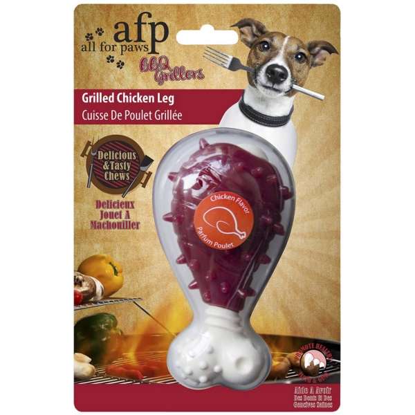 All for Paws BBQ Grillers aus TPR mit Hähnchenduft - Grilled T-Bone