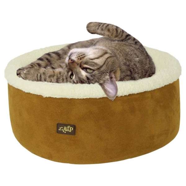 All for Paws Curl & Cuddle Katzenbett - Braun