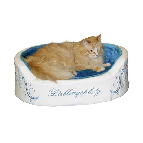Kerbl Kuschelbett LIEBLING - Blau - 55 x 40 cm