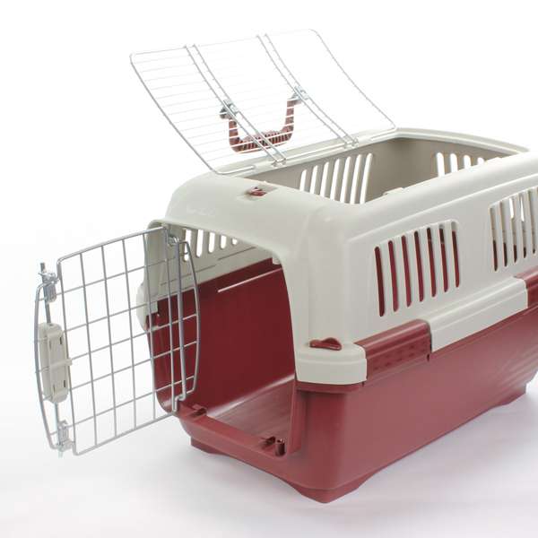 Marchioro Transportbox Clipper Aran 2 - bordeaux/grau-beige