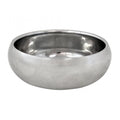 Design-Futternapf Brush Smooth, Edelstahl - 12 cm/350 ml