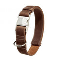 Karlie Buffalo Ultra Halsband - Braun/Hellbraun - 40 mm / 55-75 cm