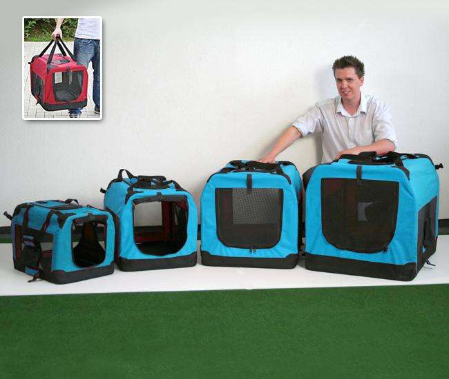 Pet-Star Transporthütte CARRY BOX, 50 cm - Hellblau