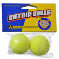 Catnip-Bälle im Tennis-Look - 4 cm