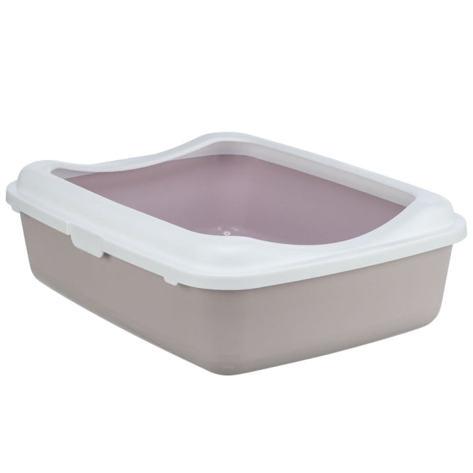 Trixie Katzentoilette Classic mit Rand - mint/weiß